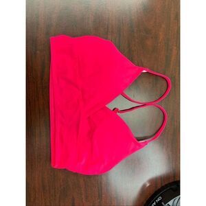SHEIN Hot Pink Bikini Top Size Small